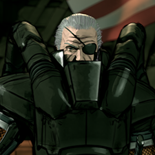 Solidus Snake at Federal Hall Comic