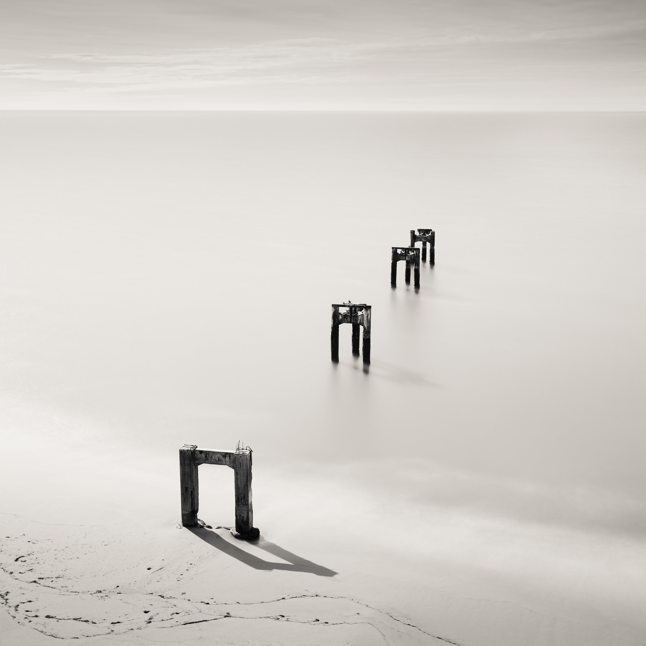 Davenport black white pier remains wickets