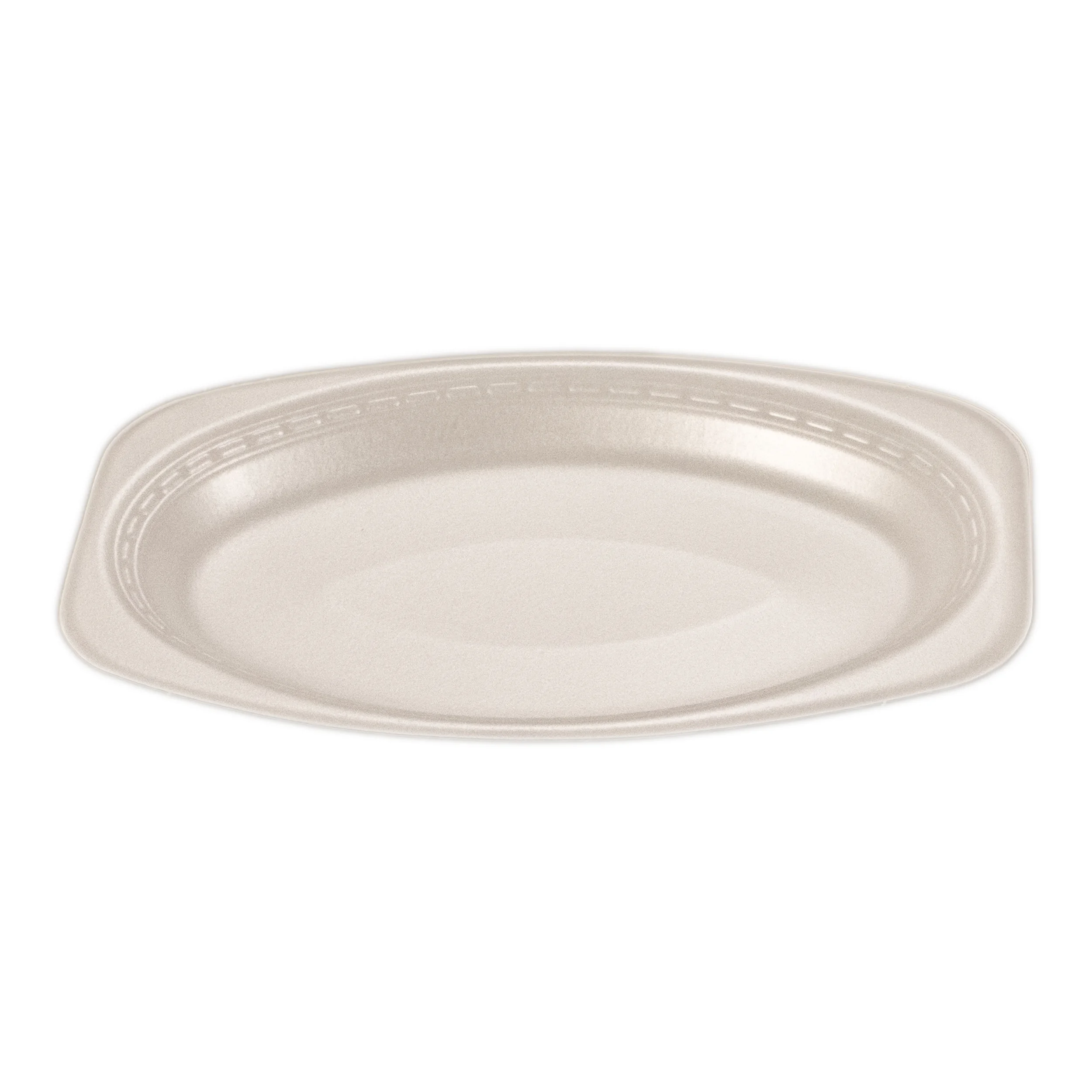 iK-FP79 Plate Oval White 7 x 9 inch 100per sleeve 500 carton