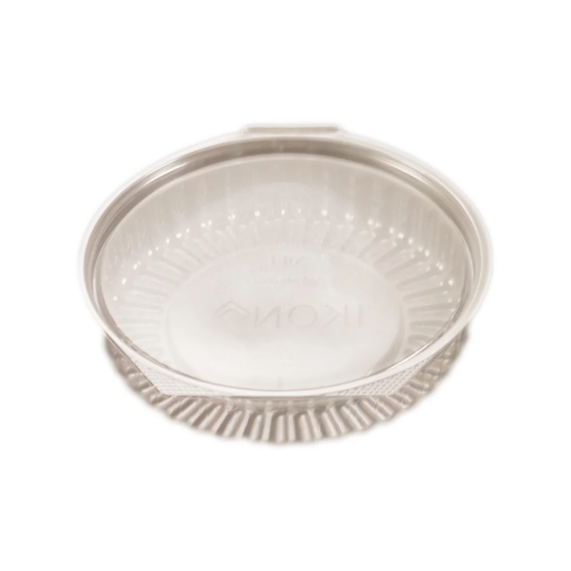 iK-6620FL 20oz RND WITH FLAT HINGED LID 568ml (20oz) 50 per slv 150 per carton