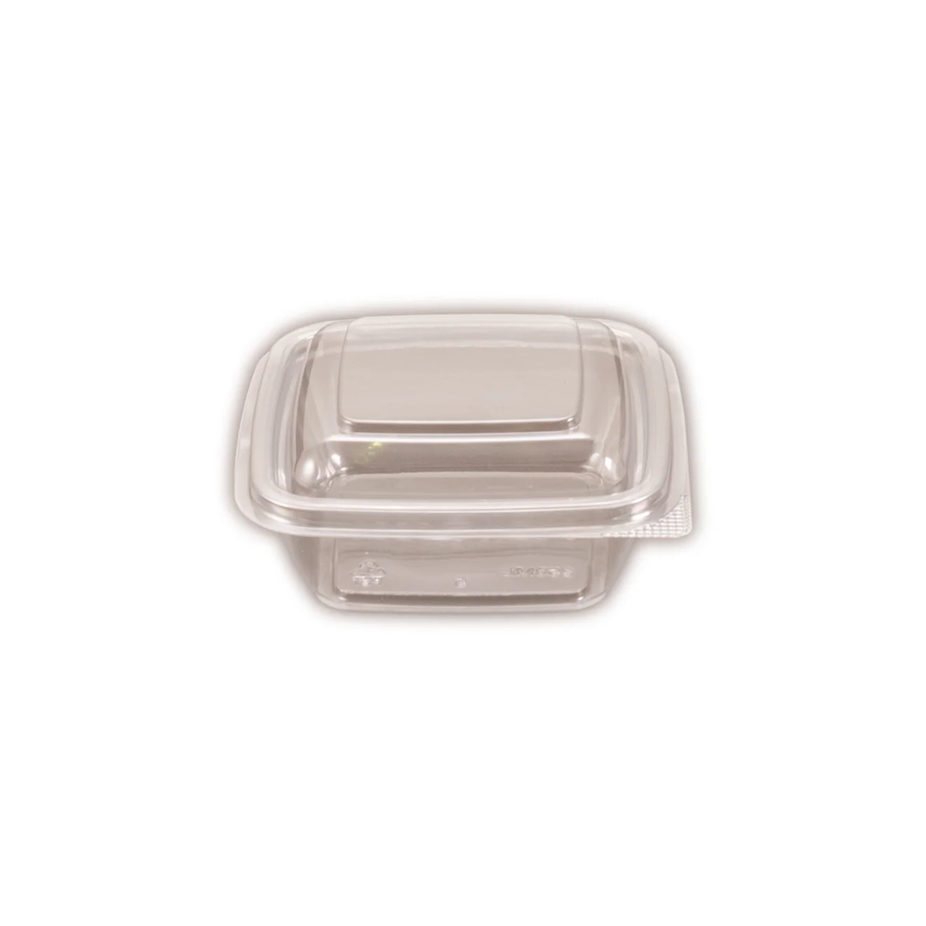 iK-CUBE8 Hinged Lid Containers Square 250ml 50 per slv 250 per carton