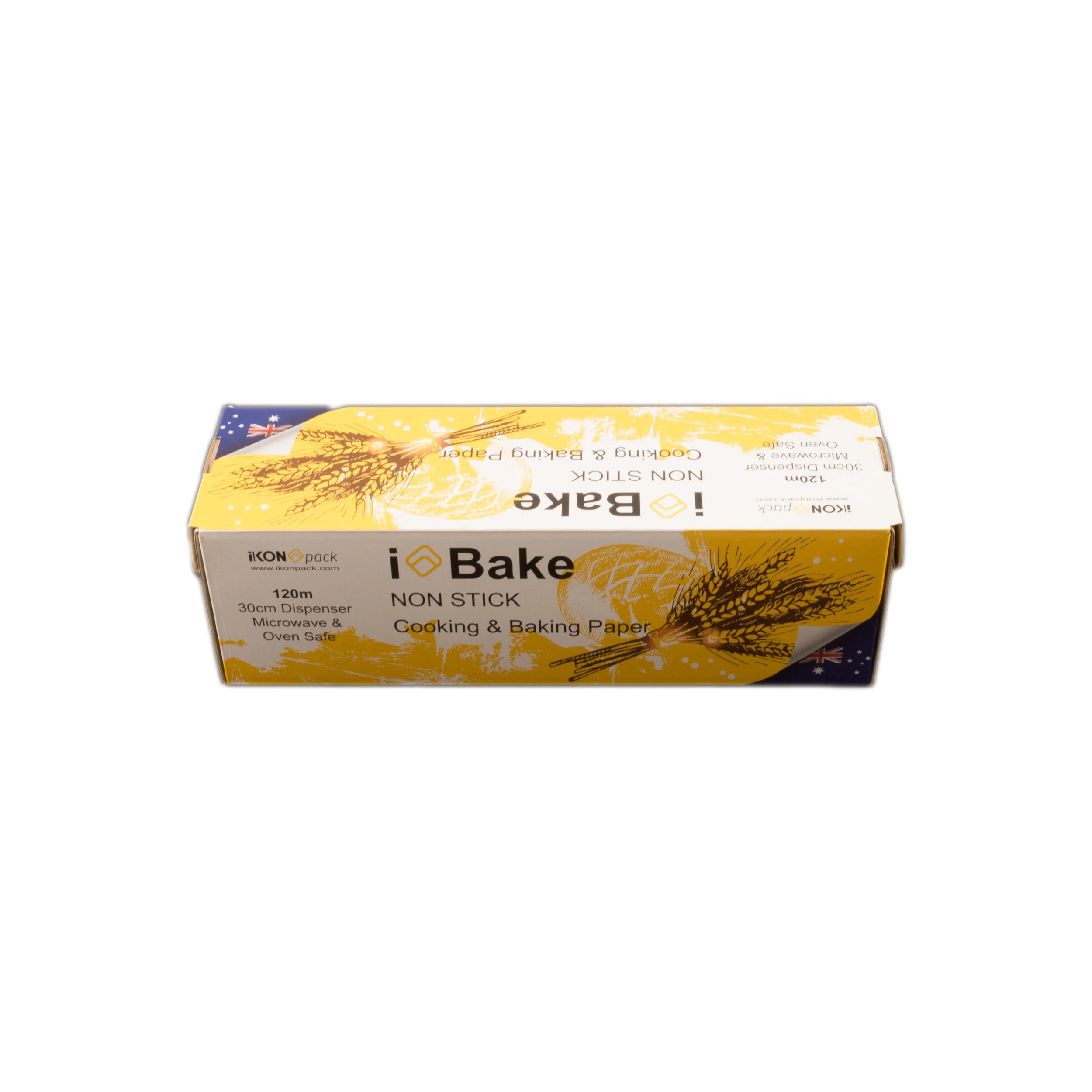 iK-BAKE 30 iBAKE NON STICK - COOKING & BAKING PAPER 30cm x 120m Roll 4 rolls per carton