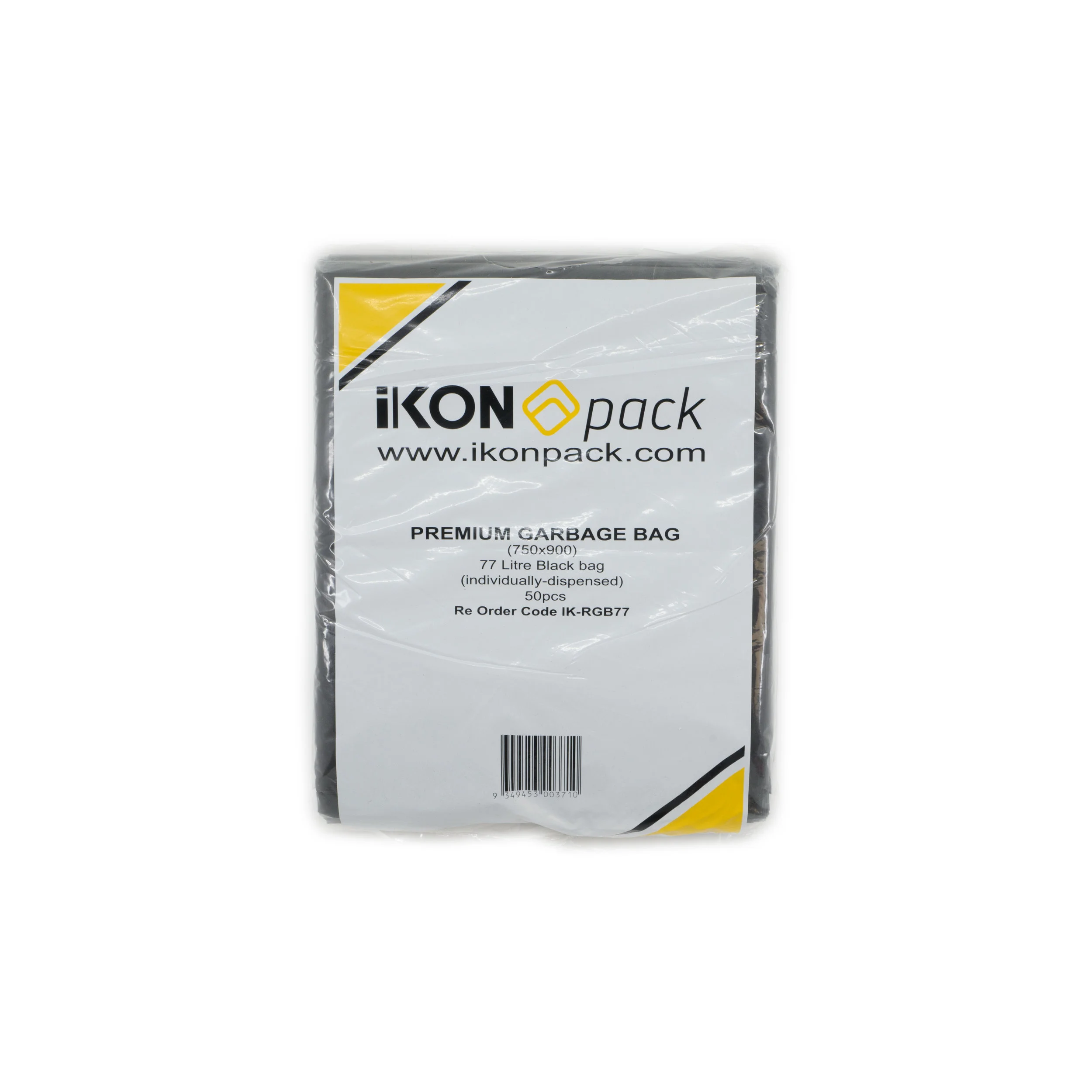 iK-RGB77 Premium Garbage Bags 77L Garbage Bags 750 x 900mm 50 pc 4 per carton