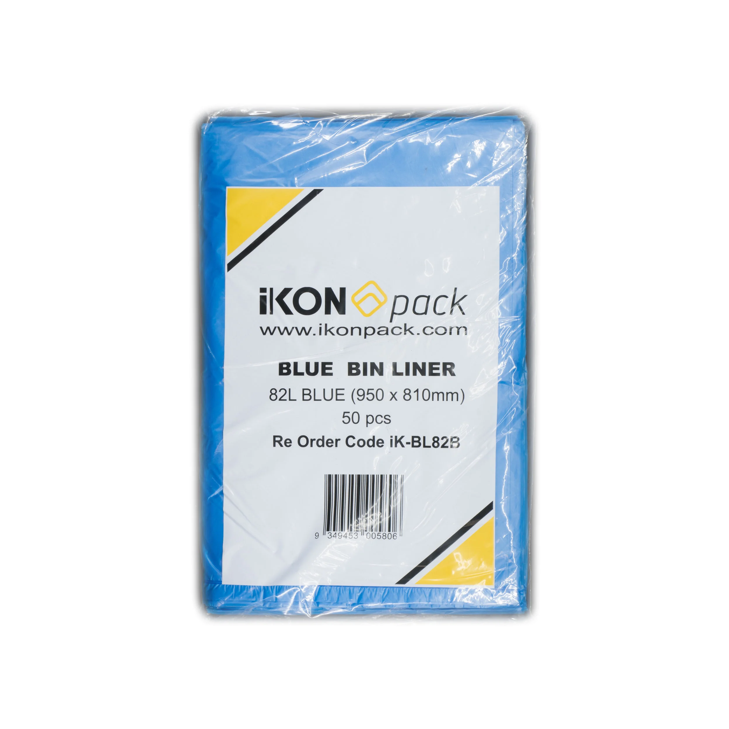 iK-BL82B Bin Liner 82L 950 x 810mm 50 pc 4 packets per carton