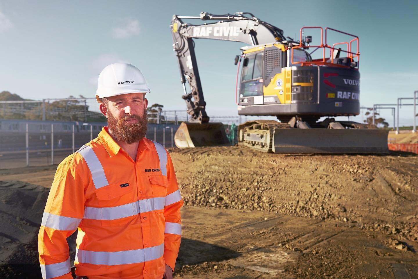 Out onsite to capture a portrait of Adrian from @raf_civil for their feature in the latest issue of @australian_earthmoving magazine. 

Get in touch for all your Construction, Earthmoving, Heavy machinery, Demolition and Industrial imagery and video 