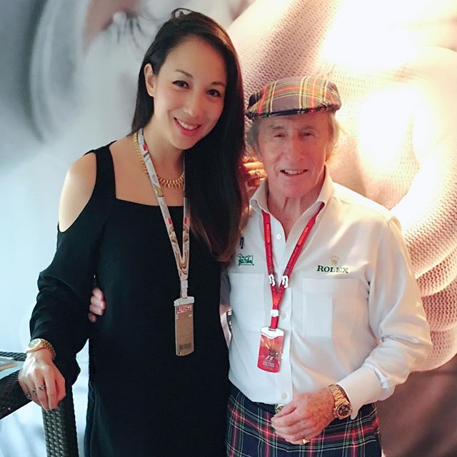 What an amazing dinner with the #legendary #FlyingScot! Sir Jackie Stewart, it was an honor! A true sportsman & a great gentleman. Thanks to @Rolex for the invite! #SGGP #GrandPrix #F1 #GP2016 #Rolex #SirJackieStewart #JackieStewart #f1legend