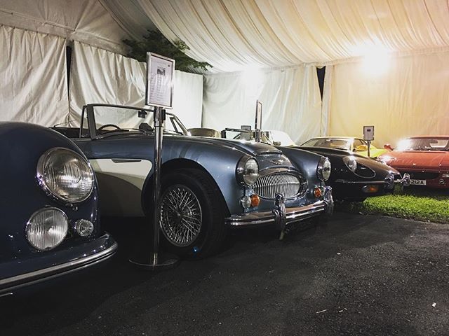 Just put these babies to bed for the night and I can't feel my legs! What an amazing turn out tonight! Thank you for the support!! 🙌🏻🙏🏻 See you tomorrow - there from 11am - 6pm! #lxgclassiccars #lxg #luxglove #dempsey #classiccars #carnuts @asiatiquecollections #AutoInc @autoinceurosports @stanleygibbons @watchesbysjx @christiesinc @theb28whiskyfund @wall.street.journal @conchaytoro @senatusnet