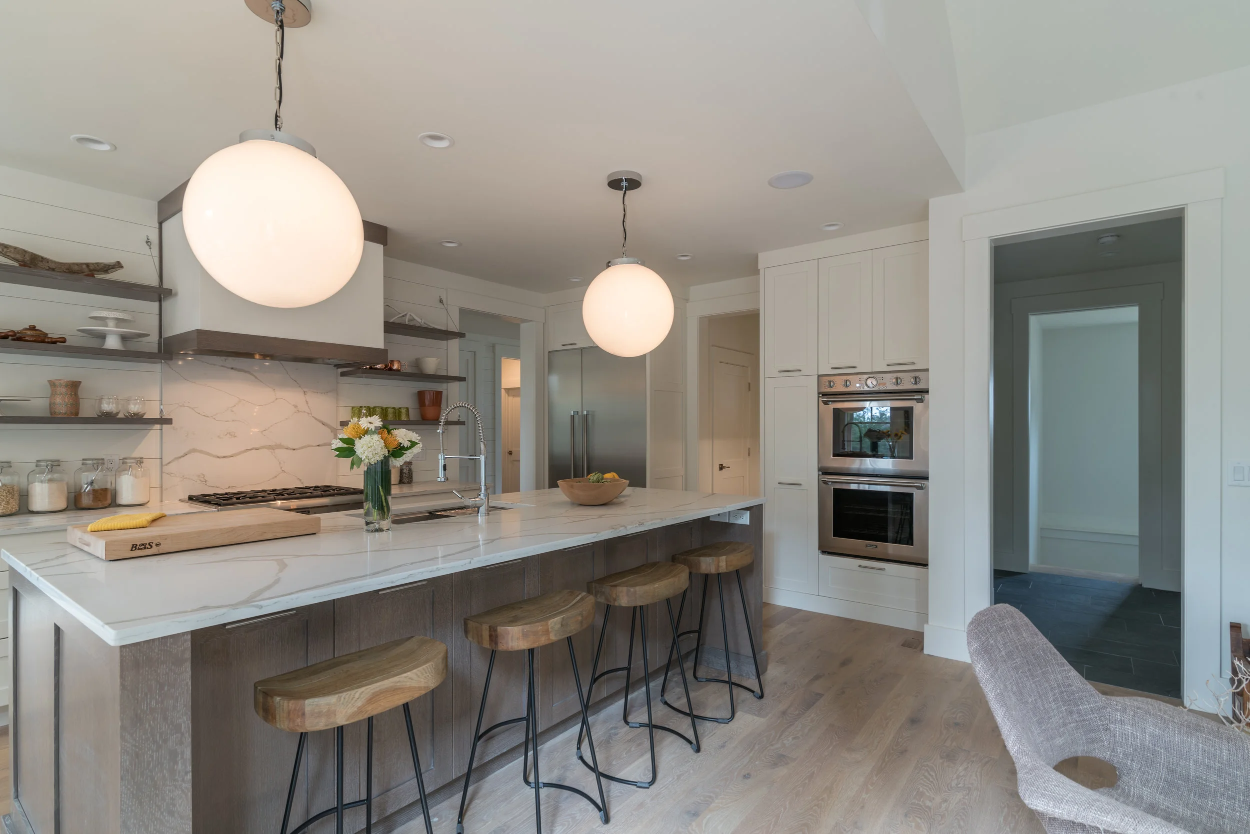 Duxbury kitchen renovation. New construction.