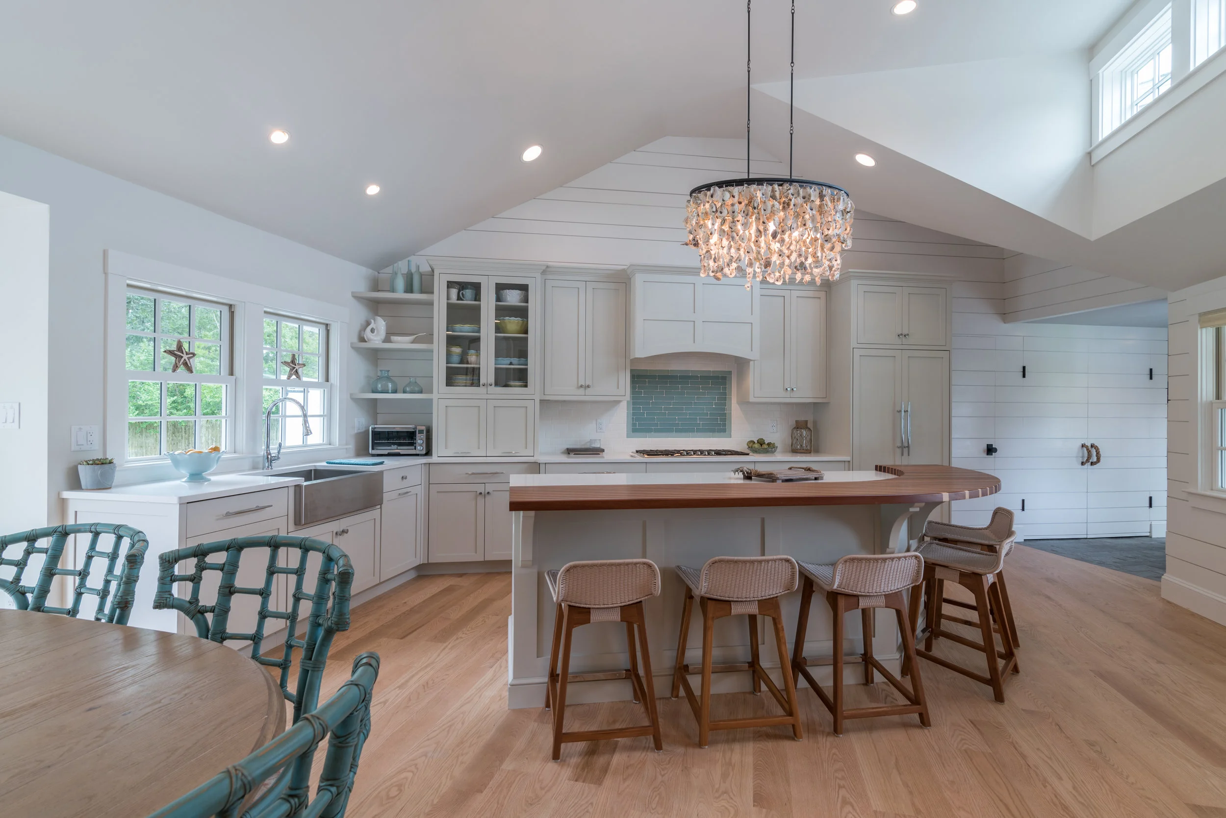 Kitchen renovation on the Cape. Family's summer home.