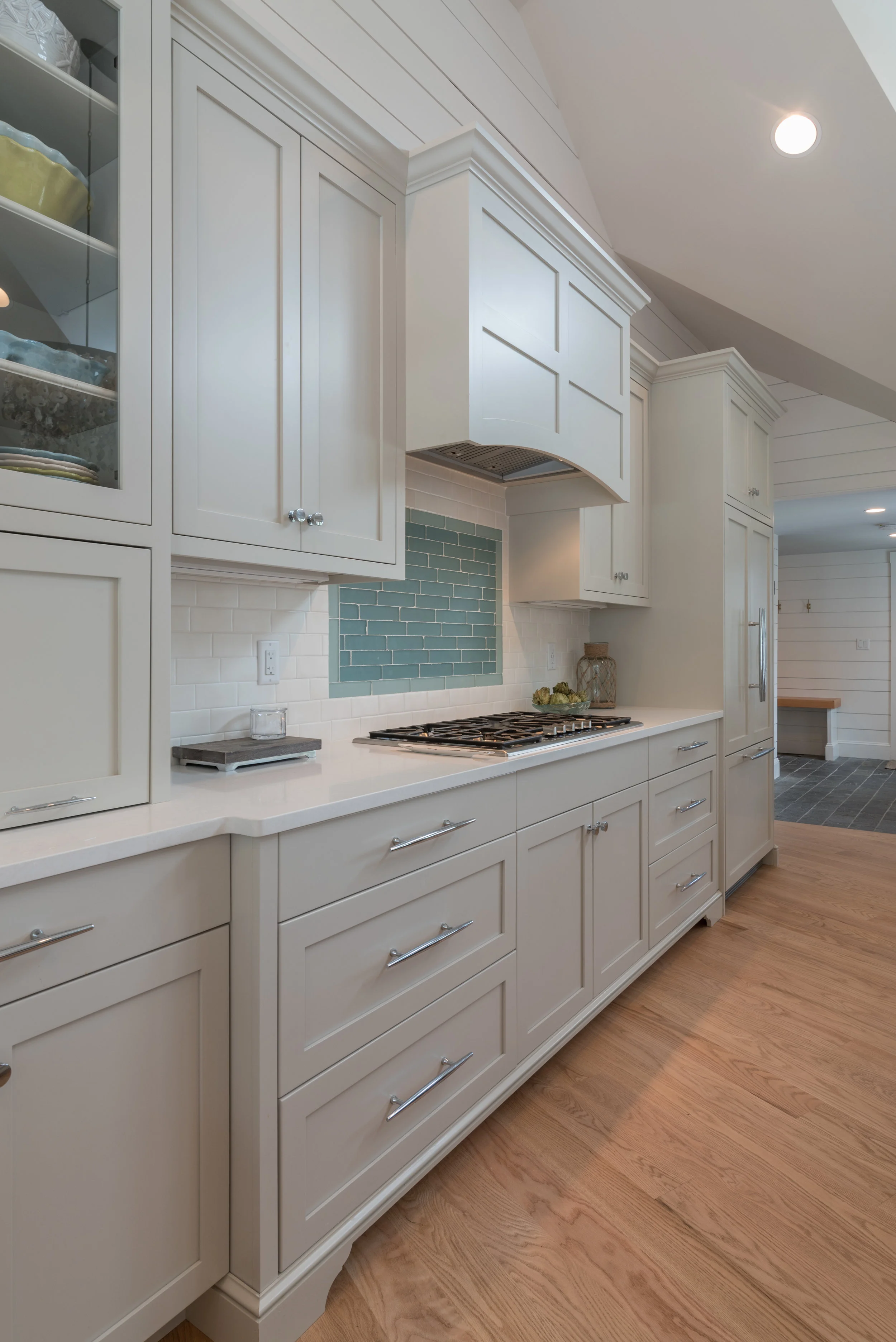 Kitchen renovation on the Cape. Family's summer home.