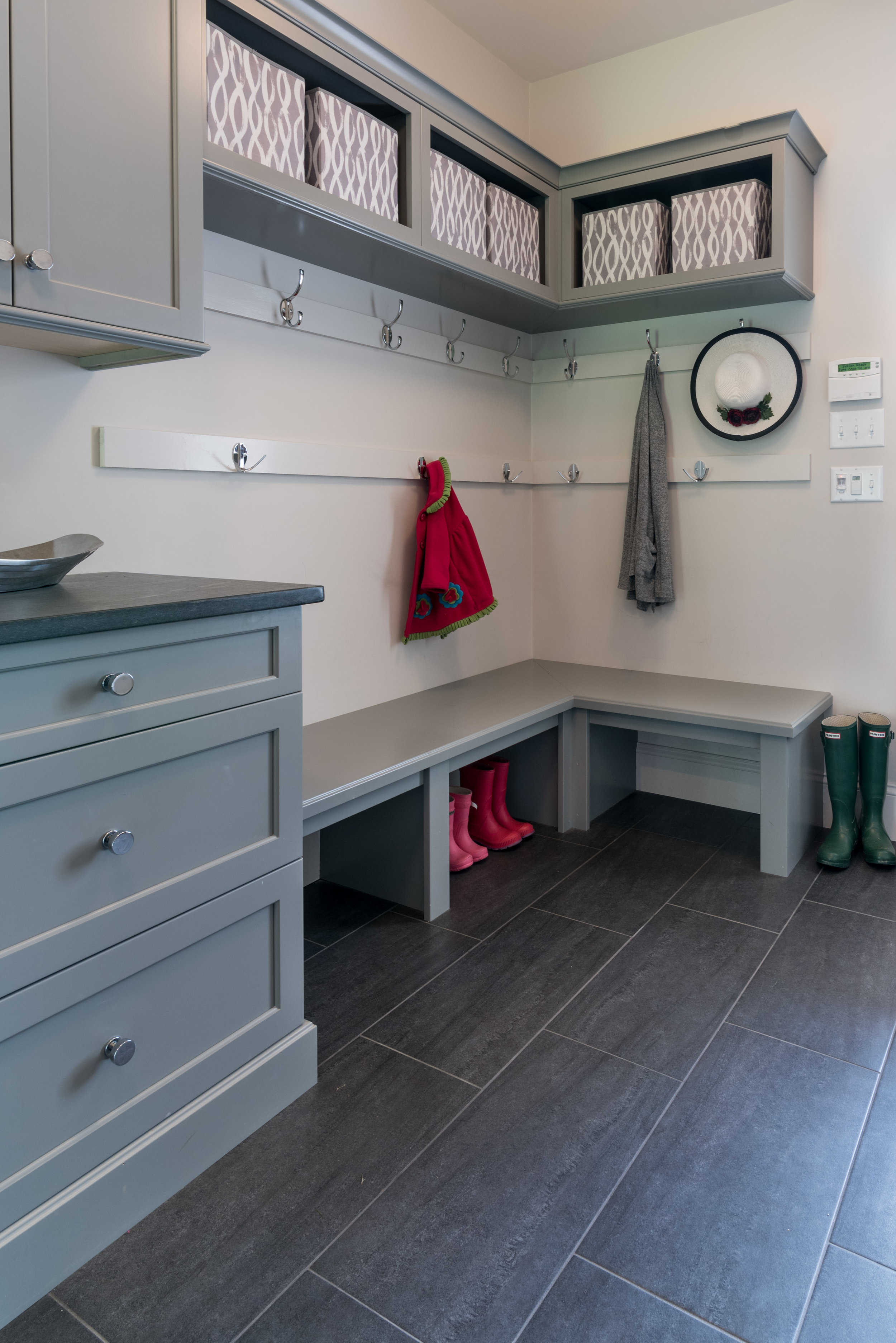 Mudroom in Norwell.