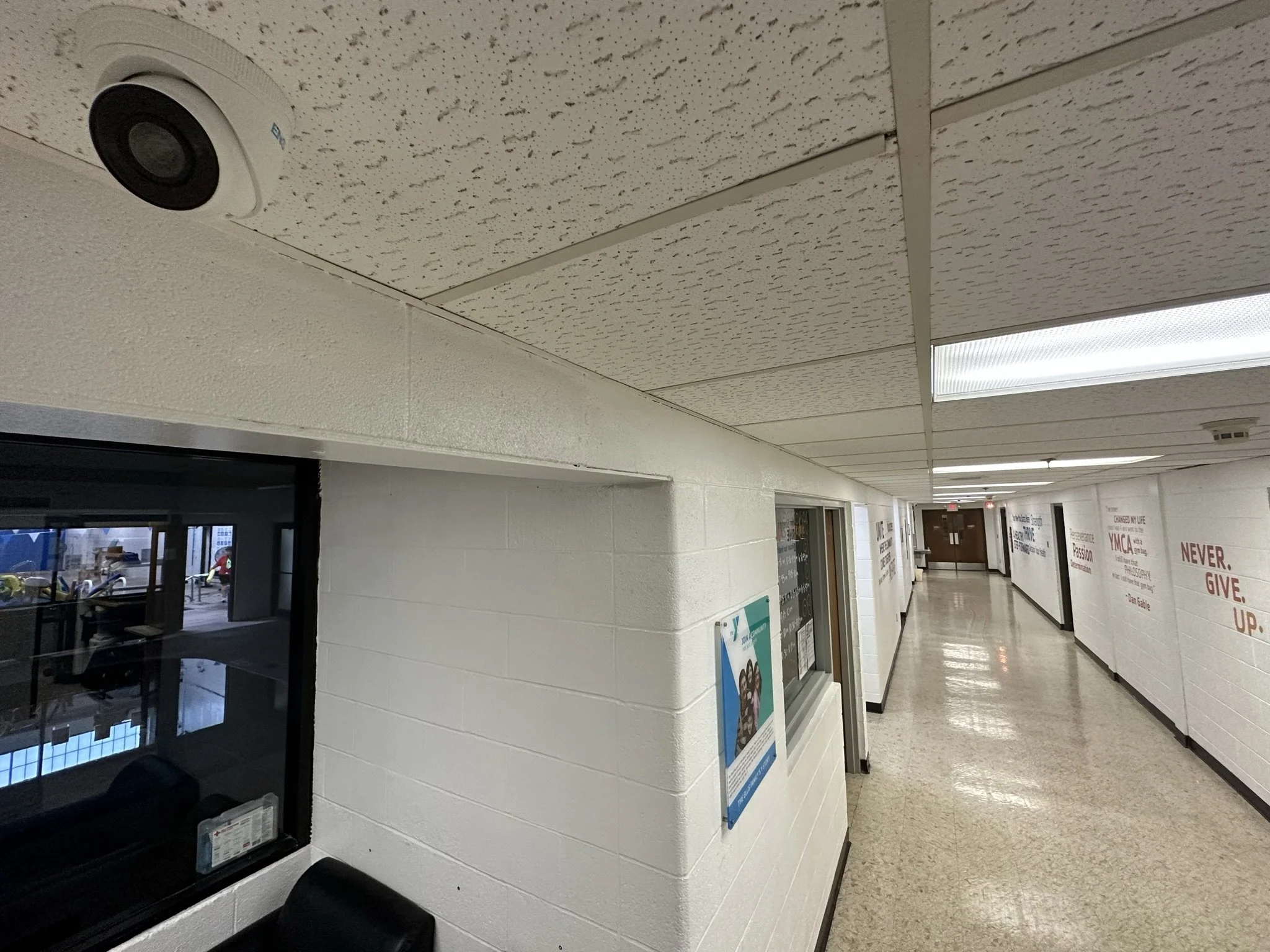 TURRET CAMERA GYM WELLNESS CENTER