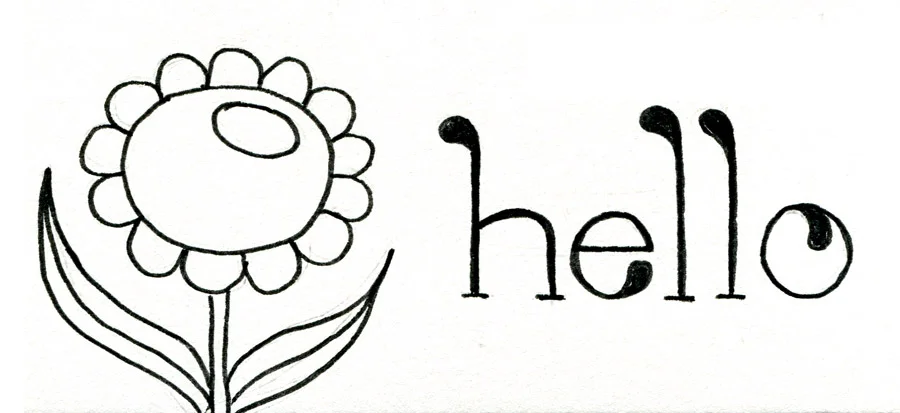 Hello flower