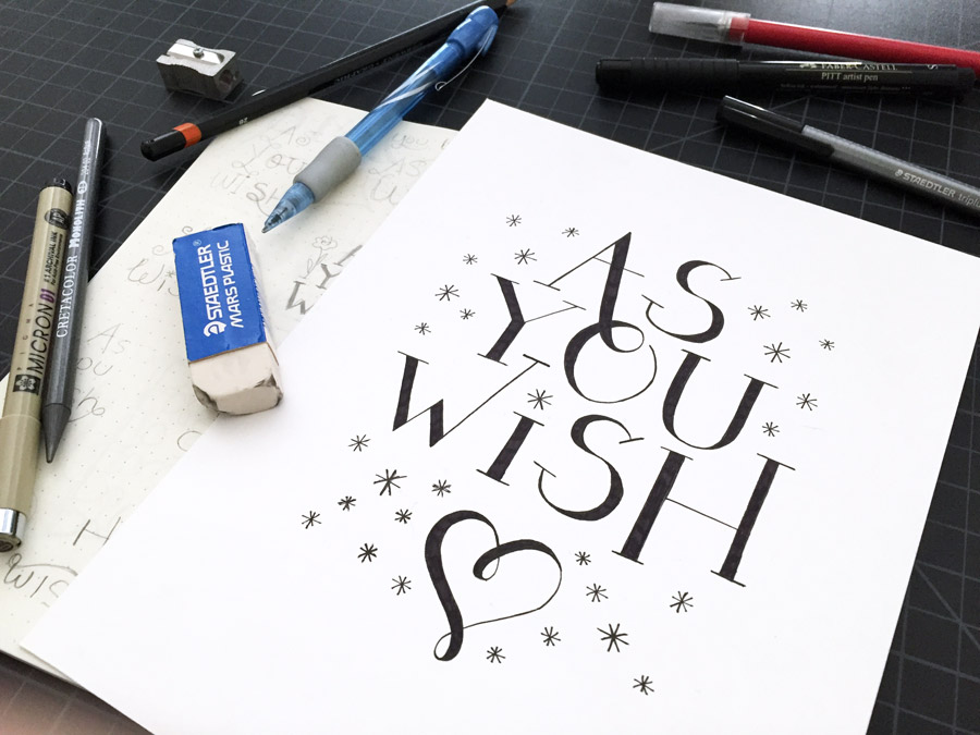 Practicing my hand lettering skills | shannonmcnab.com
