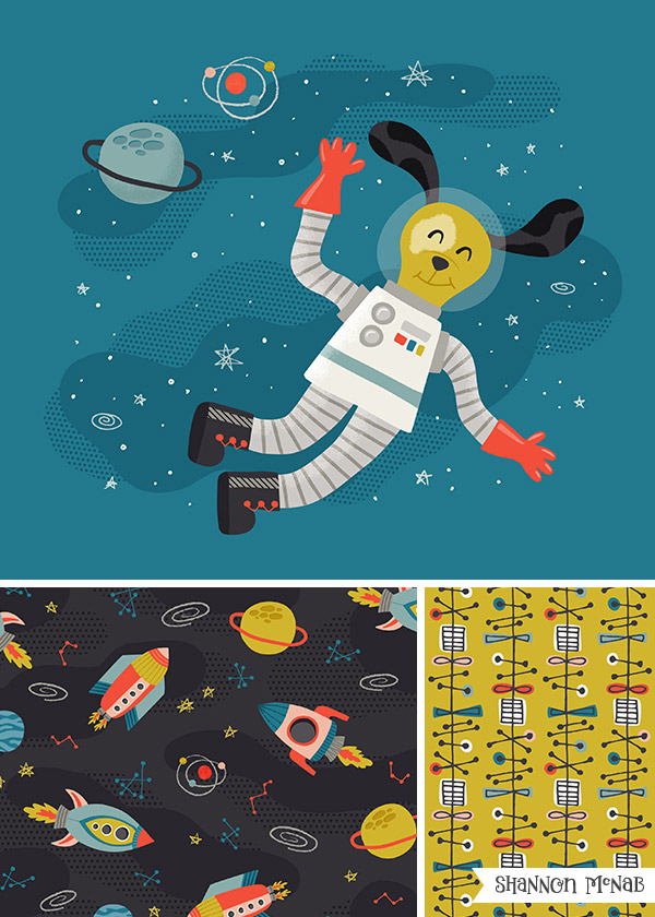 Space Dogs Collection | Copyright ©2016, Shannon McNab