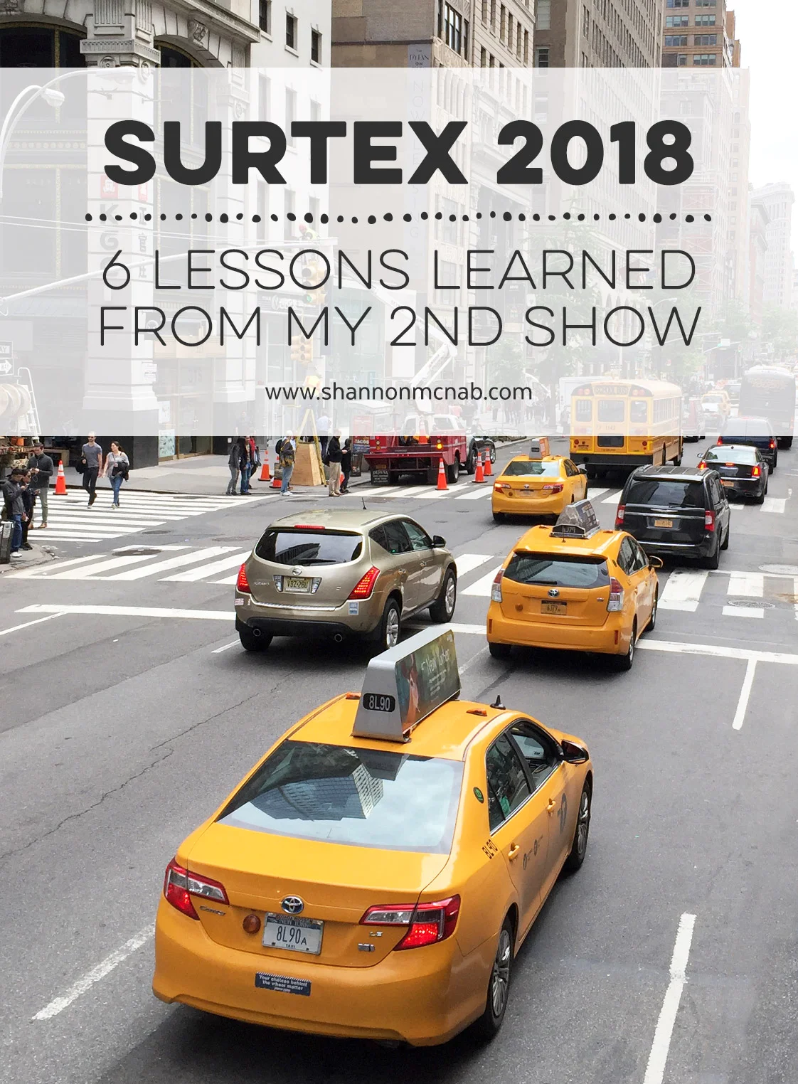 Surtex 2018 Recap: Thoughts on my Second Show | Part of my Surtex Blog Series at shannonmcnab.com