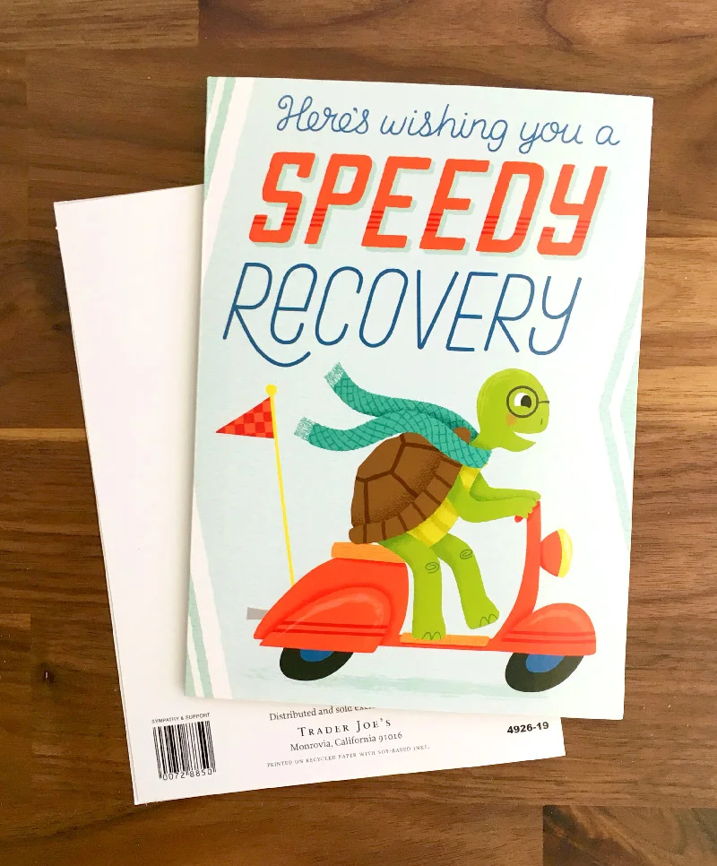 Gell Well Soon card for Design House Greetings
