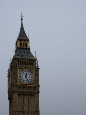 Big Ben. And, yes, I did go all the way up and no, it is not allowed and yes, it was too high but still pretty cool.