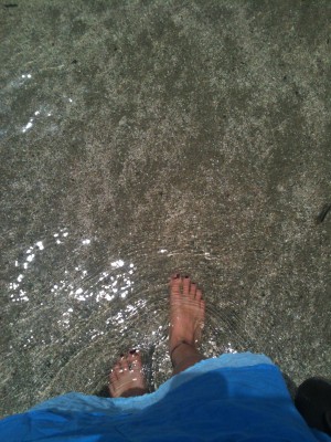And the ocean