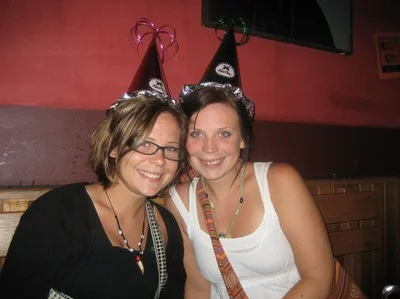 New Years Eve in Sucre with new friends at restaurant Amsterdam.
