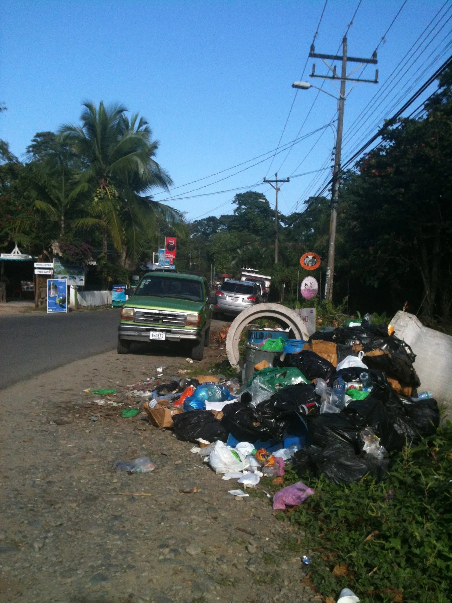 Puerto Viejo Town during High Season