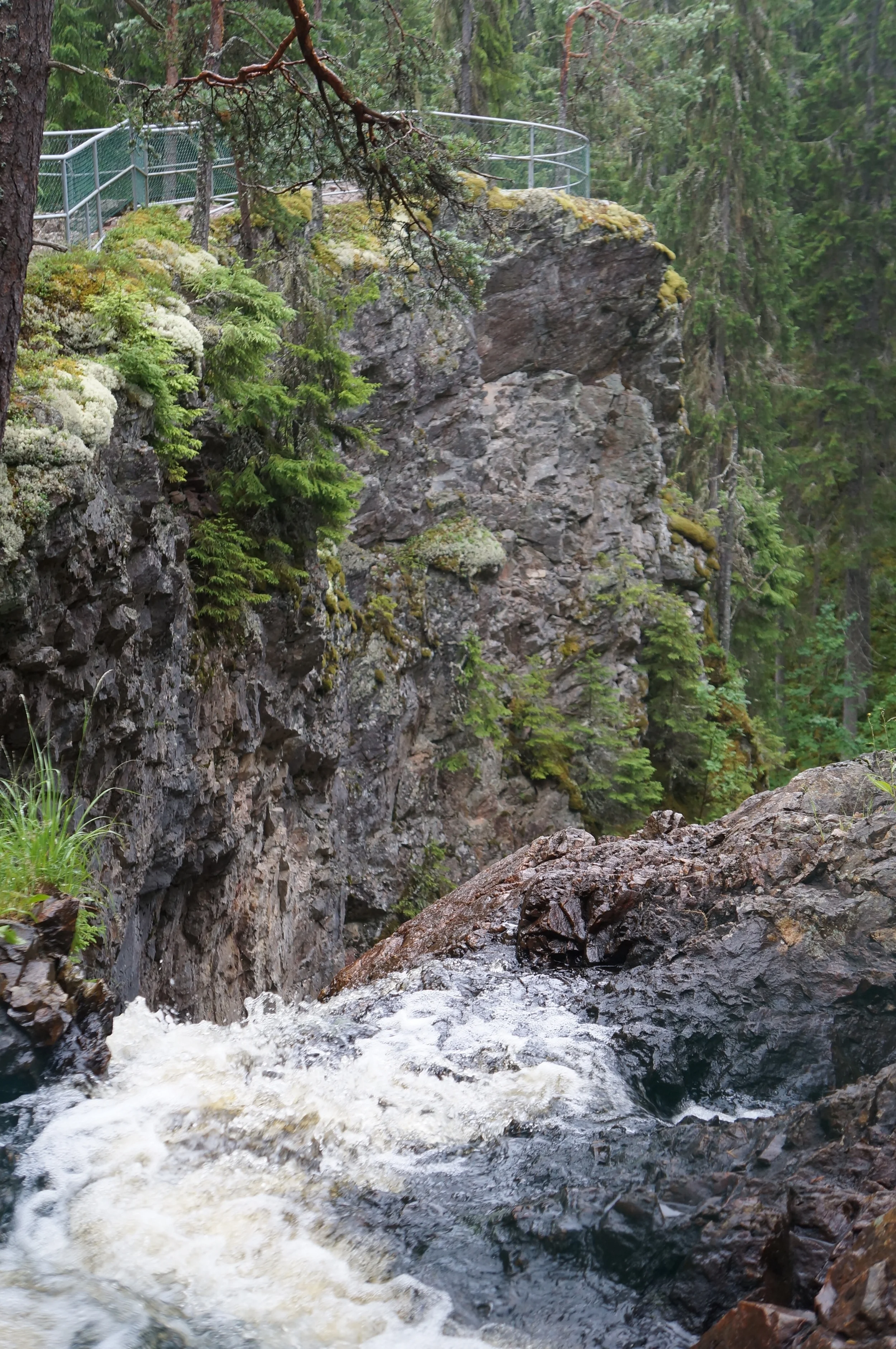 Styggforsen waterfall, Rättvik, Dalarna county, Sweden 