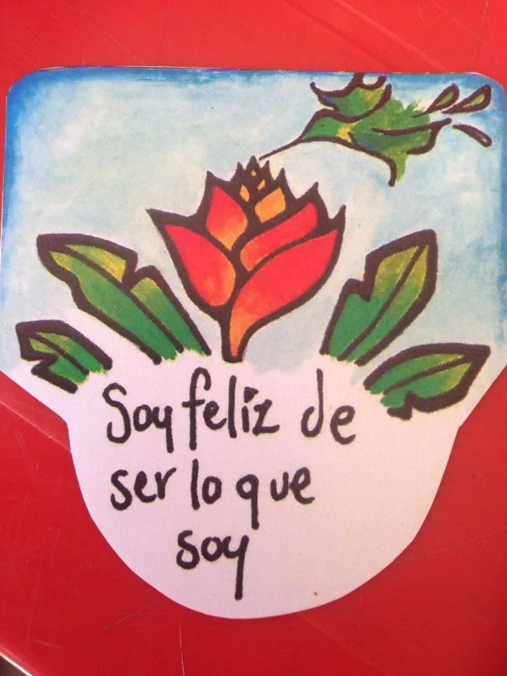 Local artist Kristel :"I am happy to be who I am " 