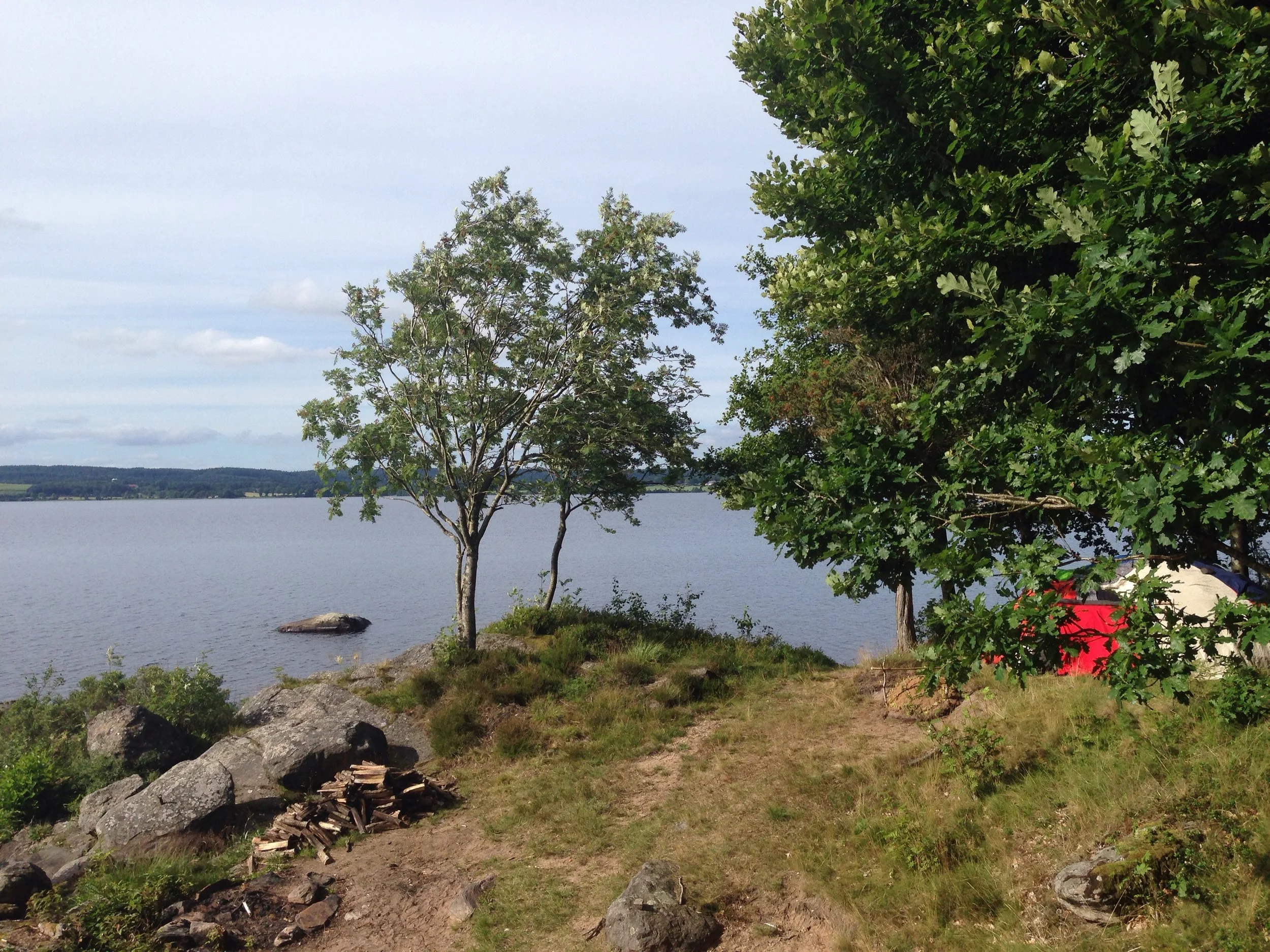 Sweat Lodge förberedelser på Gudinnefestivalen 2016
