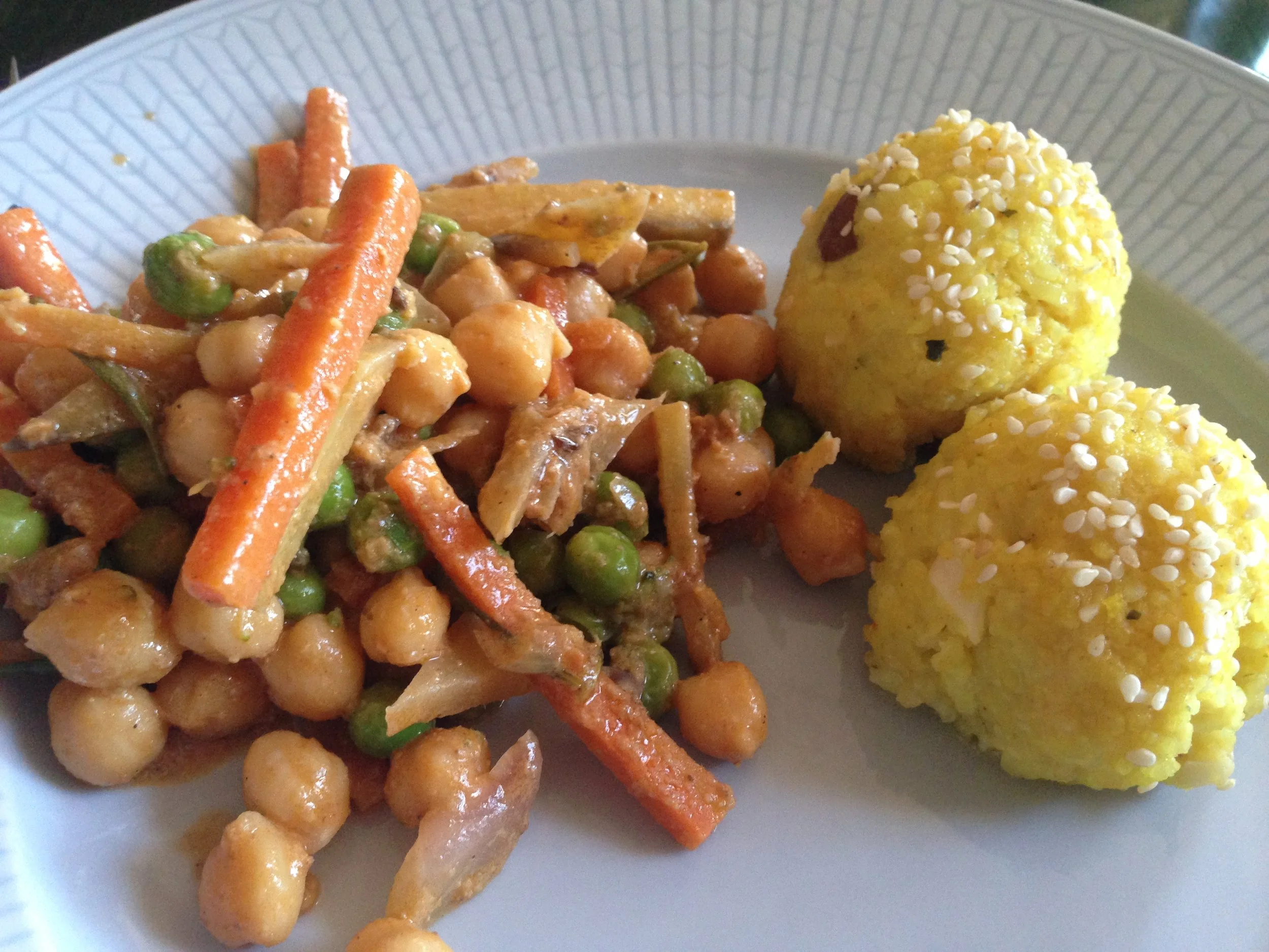 Vegetarisk Jul: Hirsbollar (Recept)