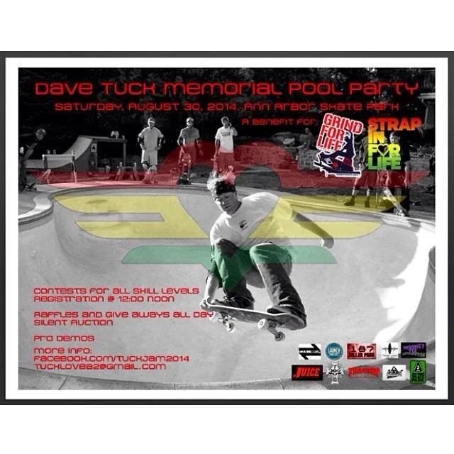 DAVE TUCK MEMORIAL POOL PARTY in Ann Arbor, Michigan on Aug 30th 2014 
