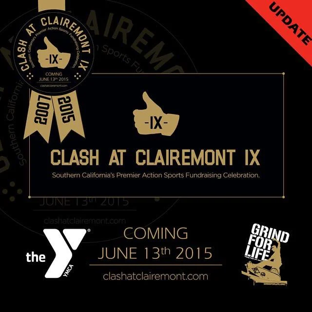 New Save The Date for Clash at Clairemont June 13th 2015