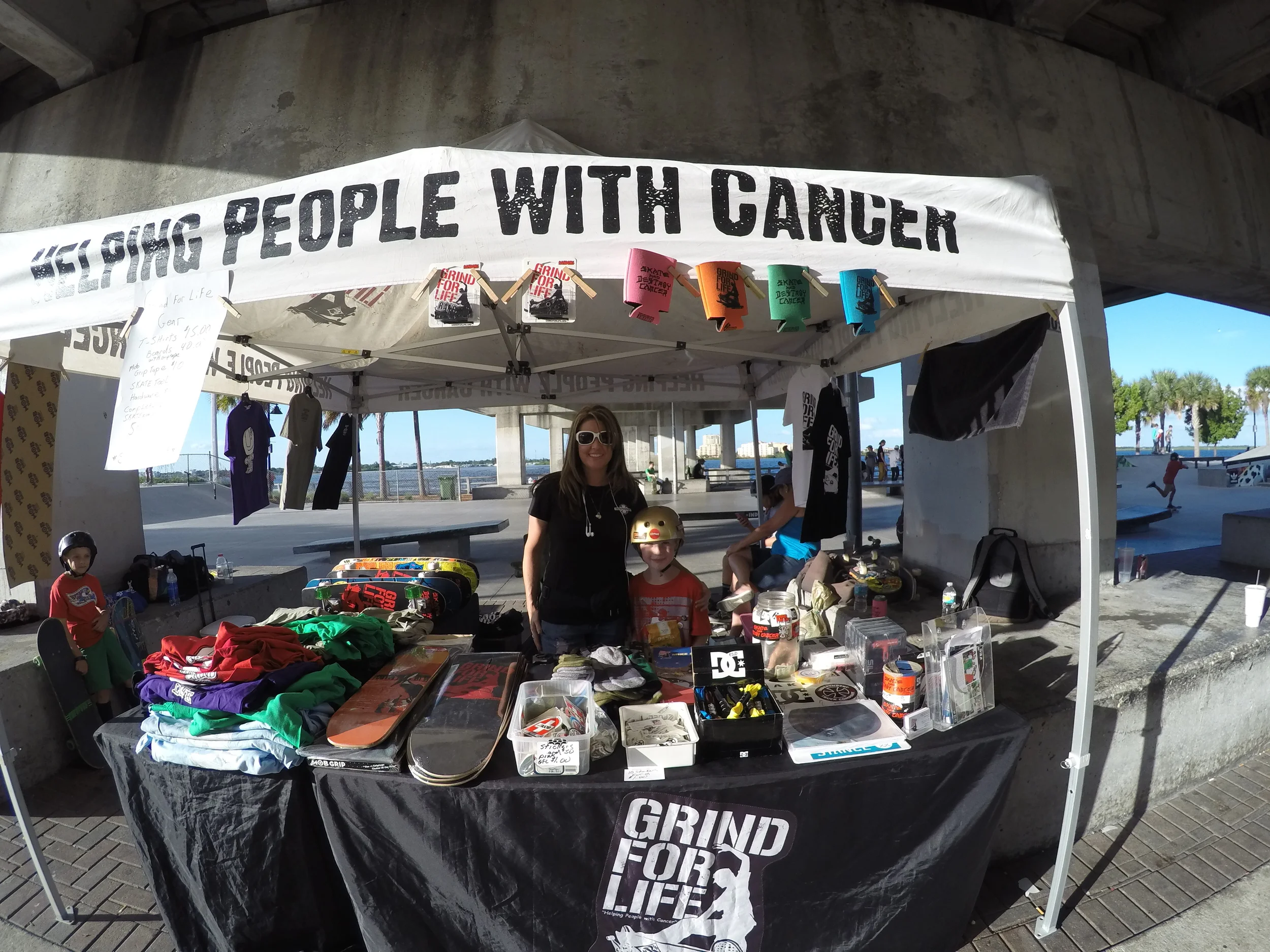 Stop 5 of Grind for Life Series with theboardr.com at Bradenton skate park 