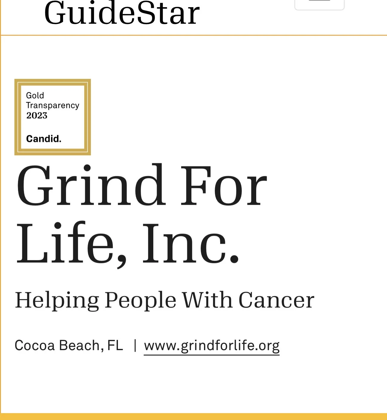 Thank You Everyone for Supporting Grind For Life