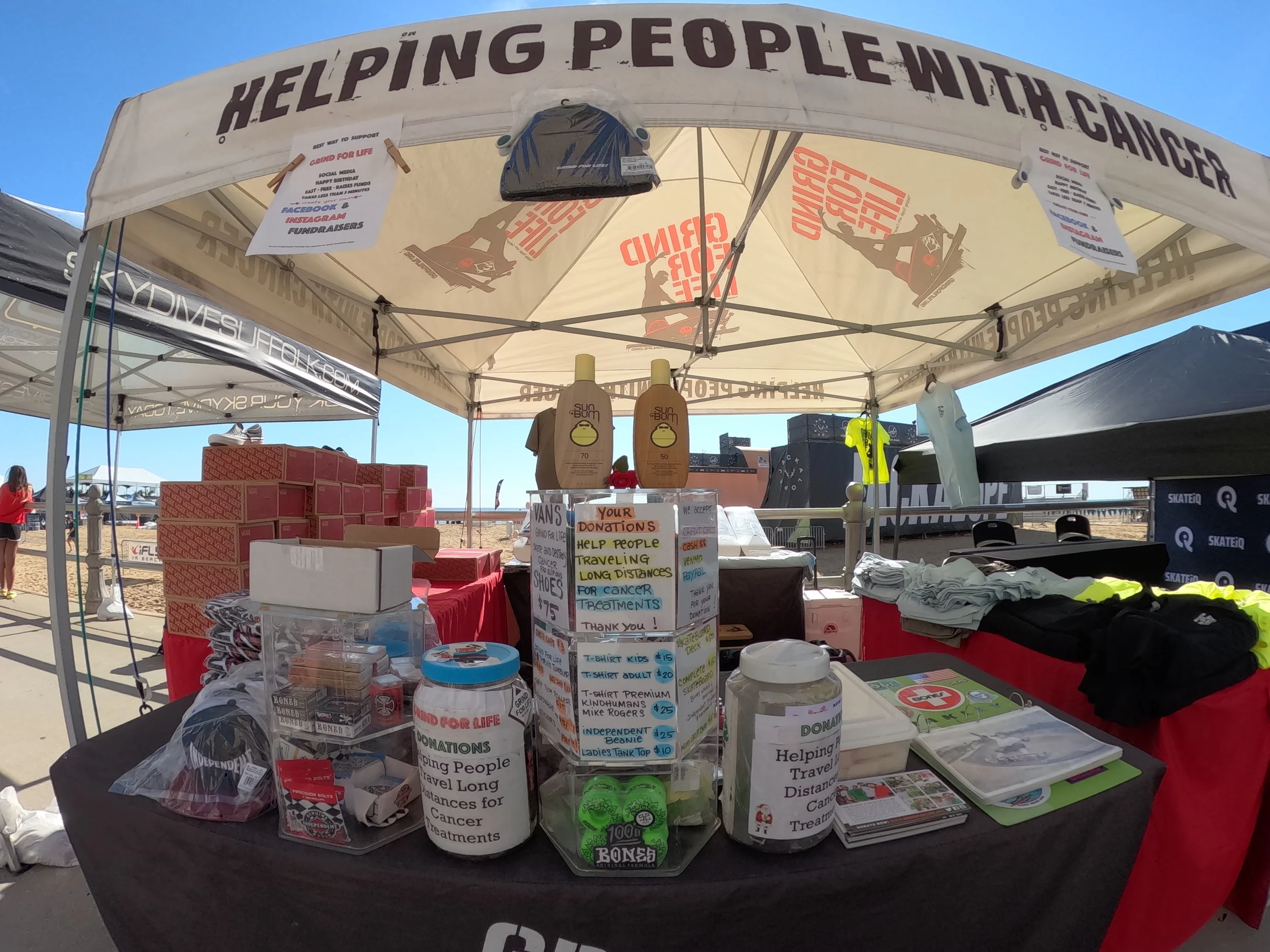 GFL Booth at Jackalope Fest in Virgin Beach June 1st to 4th 