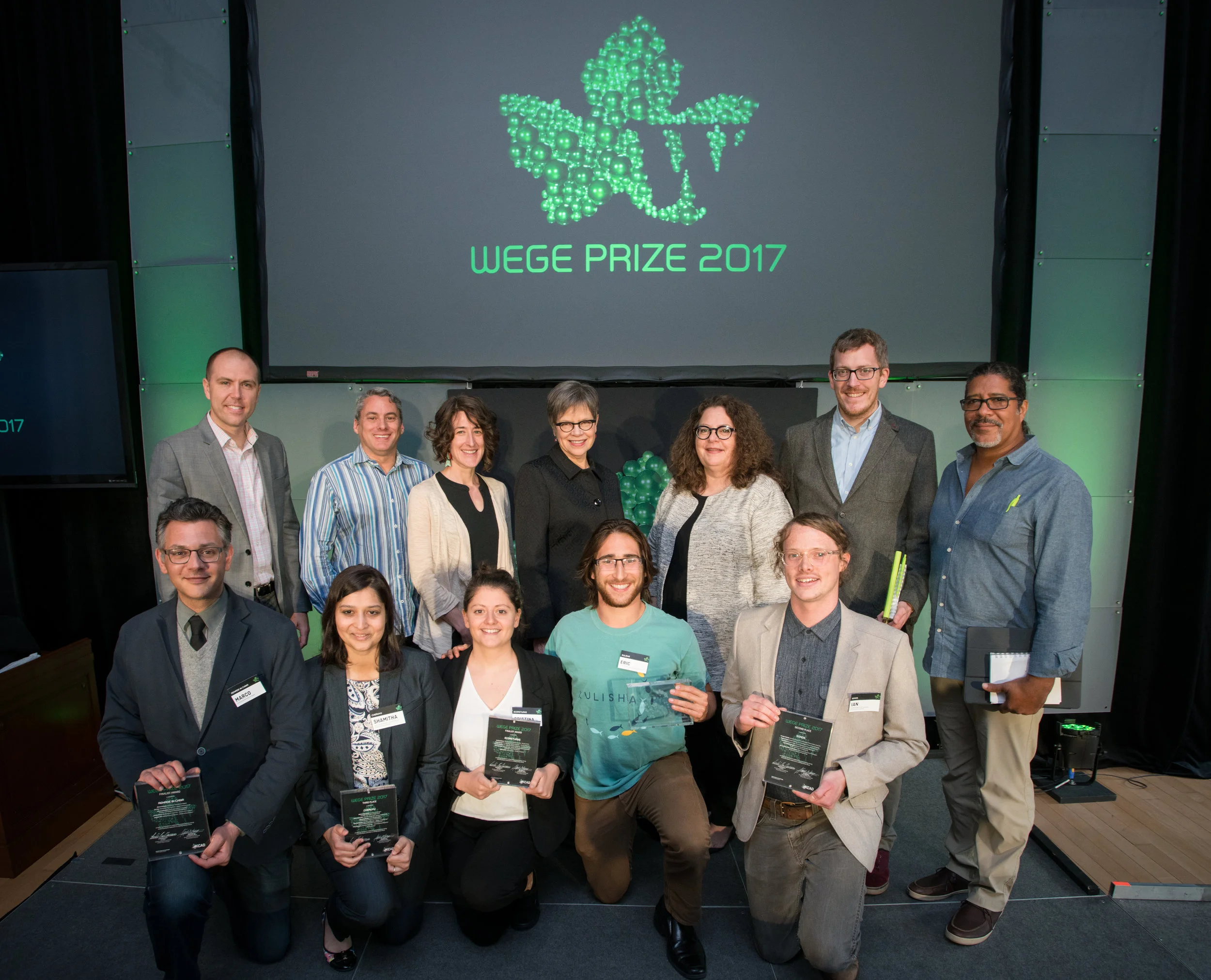Wege Prize 2017 winners and judges