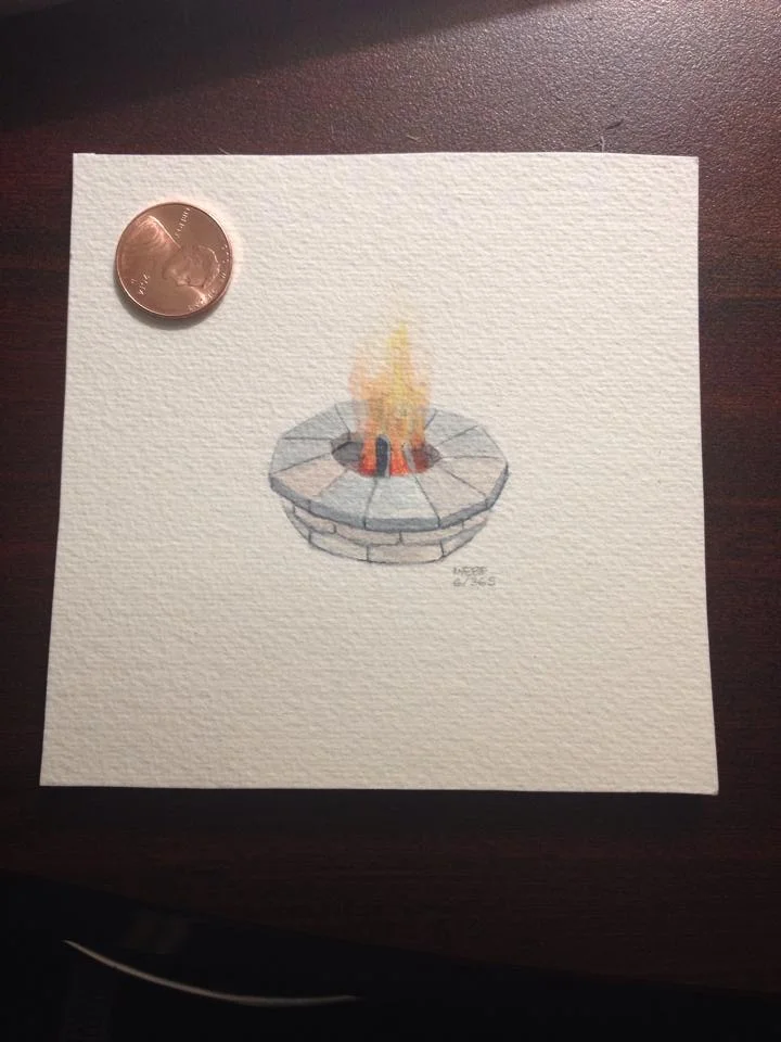 Drawn while away at a derby tournament. Suggested by Dawn Espy.