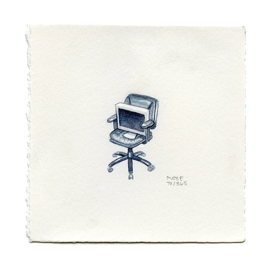 Suggested by Cat O. | Watercolor, verithin colored pencil