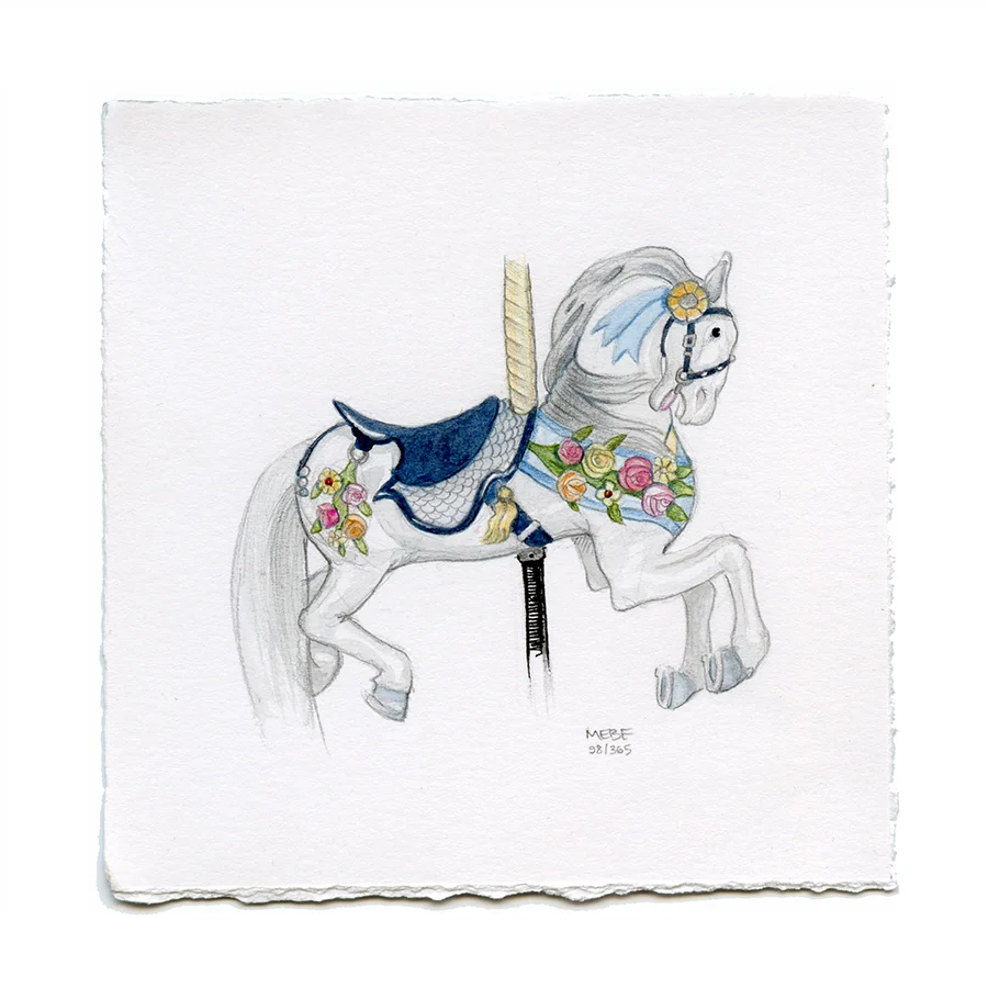 Suggested by Earla B. | Watercolor, pencil, ink, verithin colored pencil