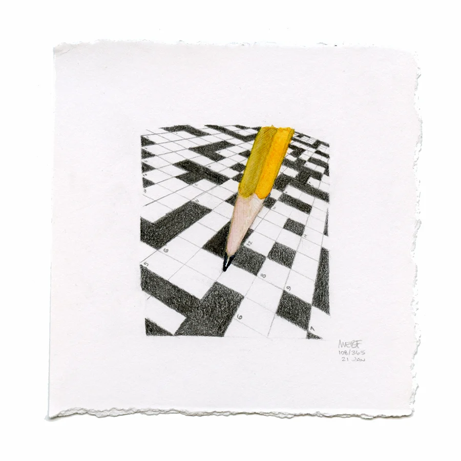 Suggested by Lise S. | Pencil, watercolor.