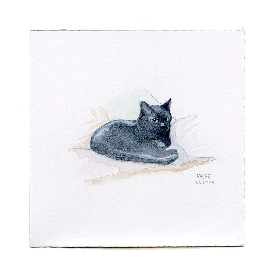 Suggested by Cobleigh | Watercolor, verithin colored pencil, pencil