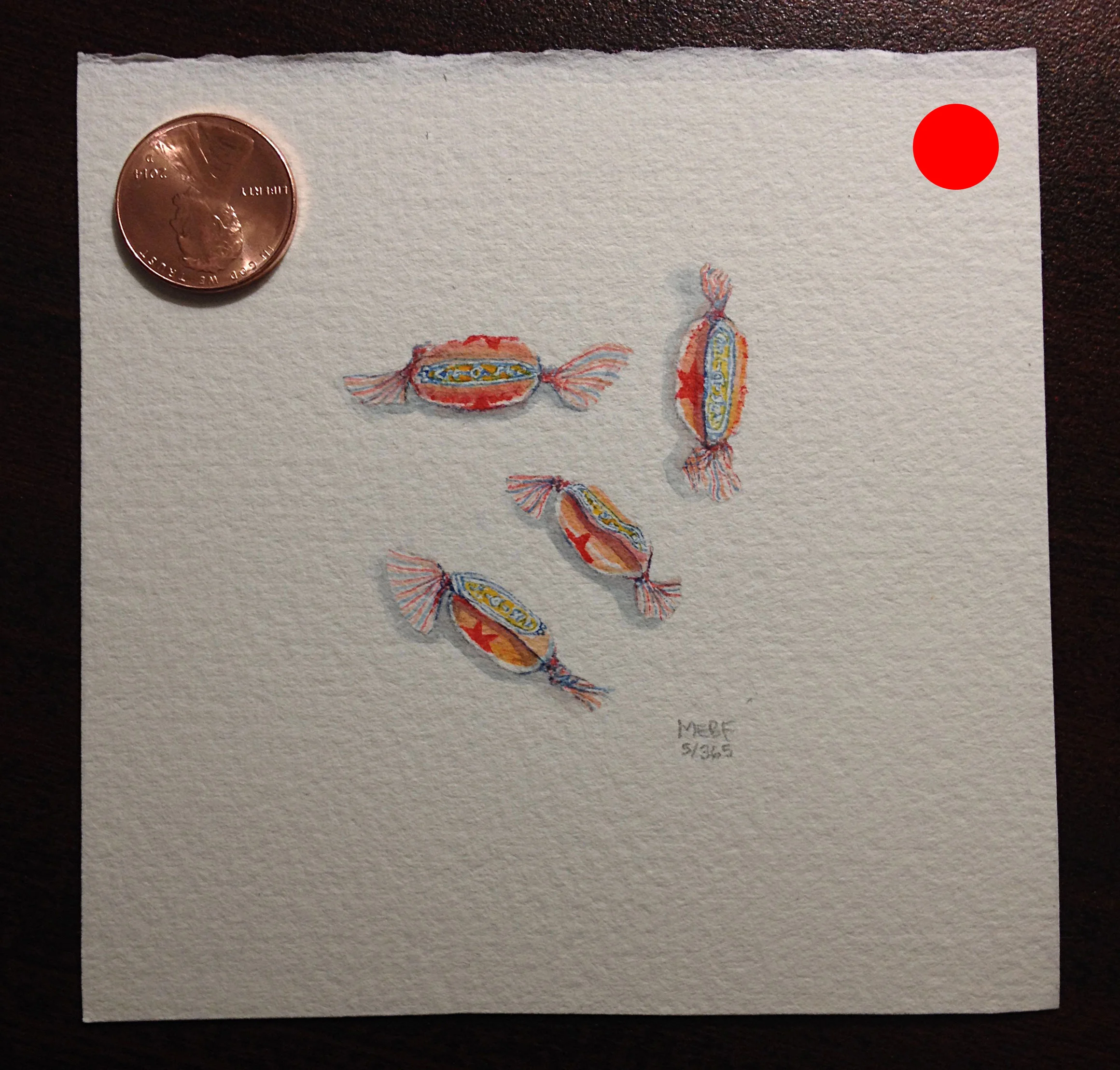 Painted while away at a derby tournament. Suggested by Wendy Hiller Gee.