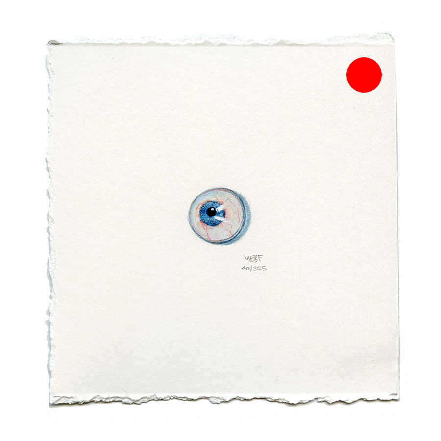 Suggested by Wendy | Watercolor, White Sharpie