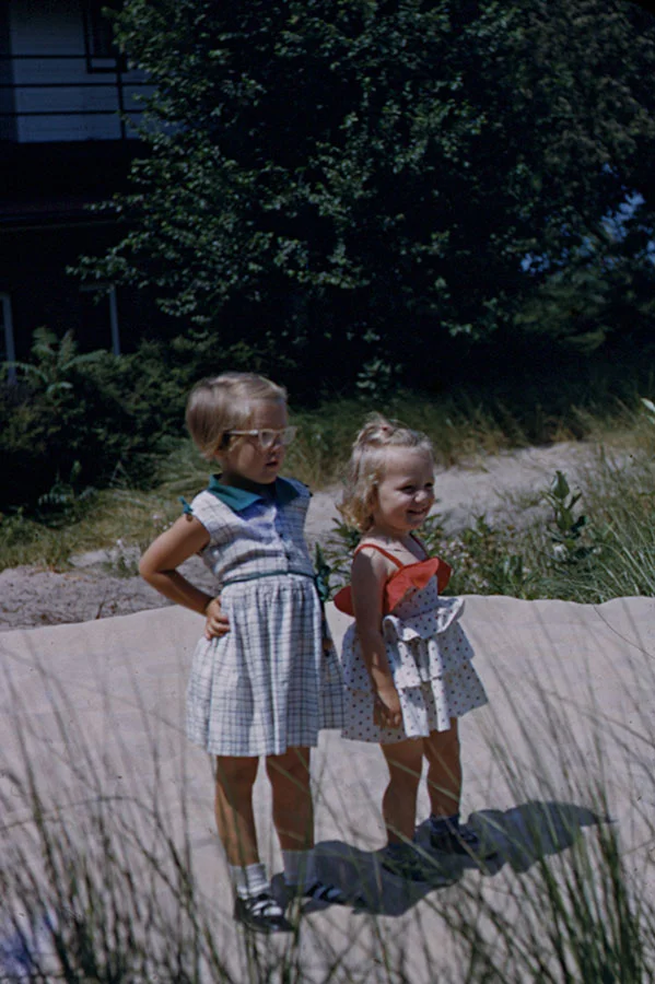 Aunt Margie and Jeanne (1953).