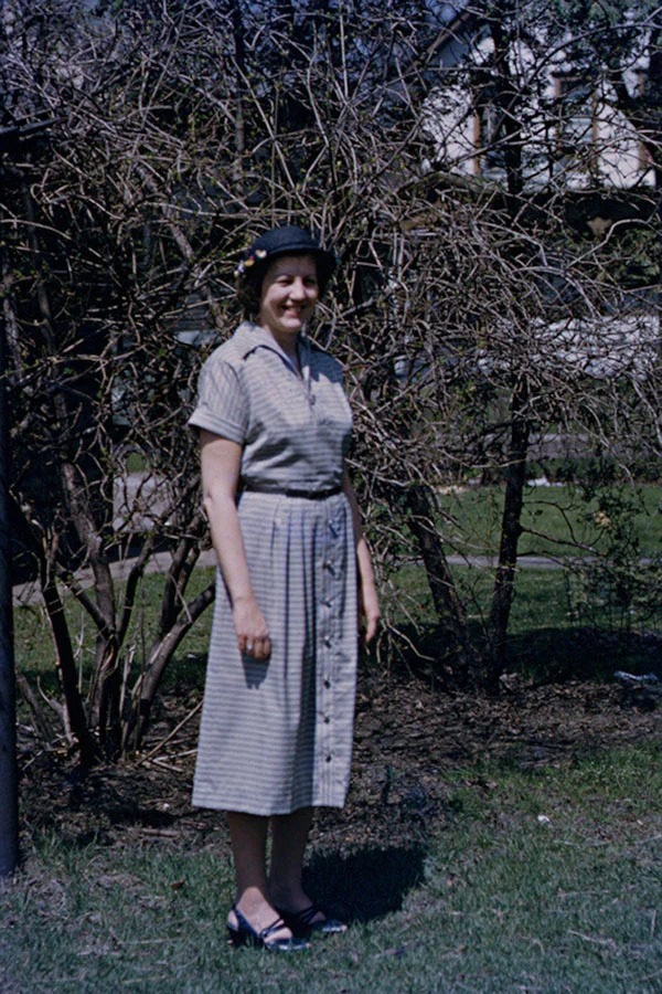 Grandma Marjorie, Easter (1952).
