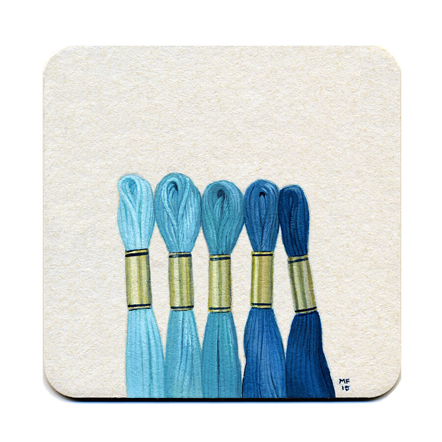 Blue Embroidery Floss
