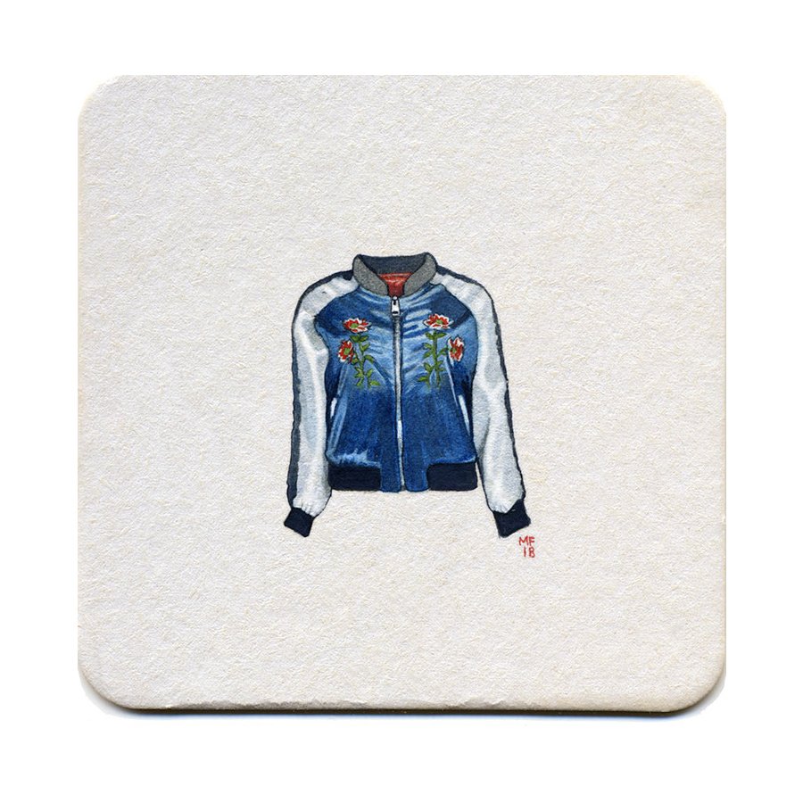 Satin Embroidered Jacket