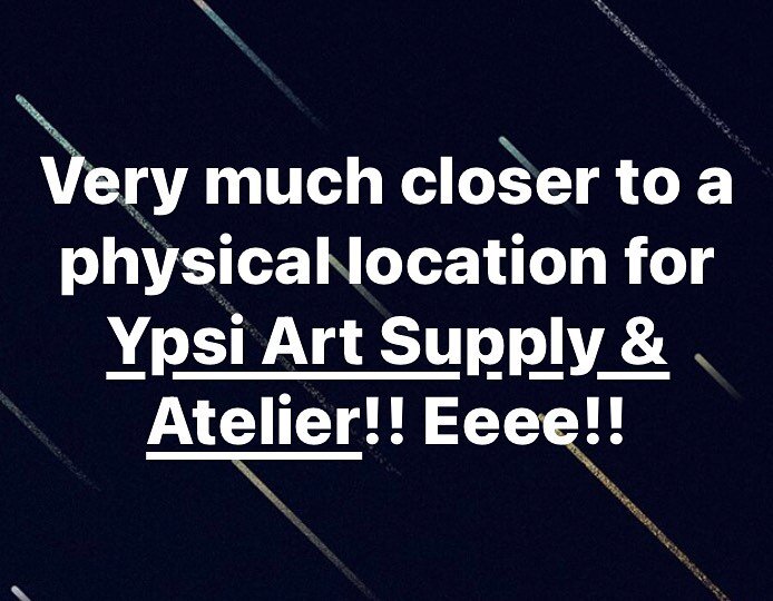 Holy crap, stay tuned everyone! And on the day the @ypsiartsupply account becomes 700 strong too! Amazing. #bebold
.
.
.
#art #artist #artsupplies #ypsireal #ypsilanti #michigan #michiganmaker #michiganentrepreneur #artrepreneur #shopsmall #shoplocal