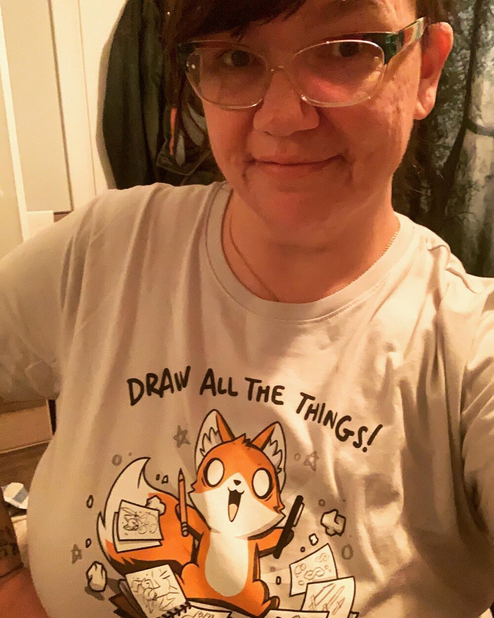 You got me, @teeturtle! How could I resist this?!
.
.
.
#artist #artistsoninstagram #tshirt #newshirt #cute #fox #draw #drawing #art #tshirtcollection #myface #bathroomselfie #teeturtle #drawallthethings