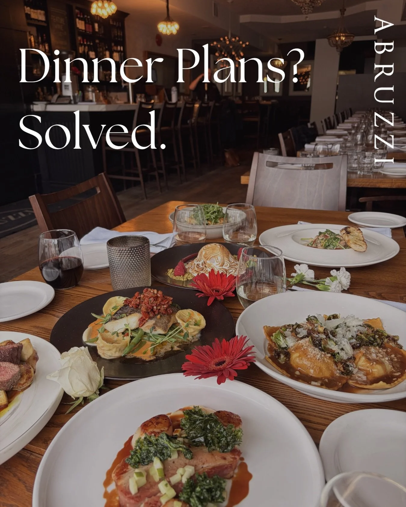 🍝 Downtown London, and the evening is yours.

Abruzzi has been the answer to that question for years &mdash; where to go when the occasion deserves more than ordinary. Italian-inspired cuisine, an intimate room, and the kind of hospitality that make