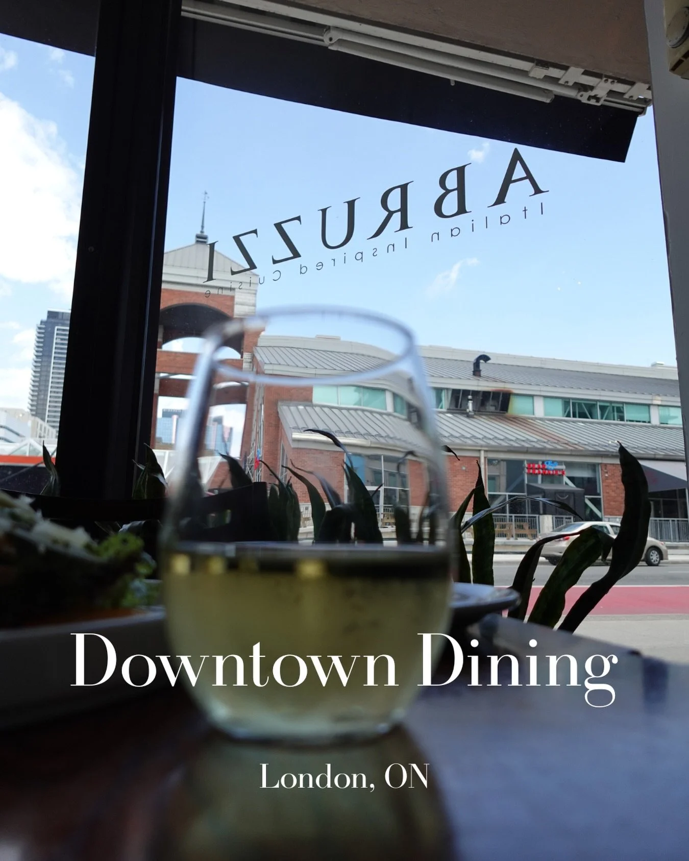 Not every reservation needs an occasion...

But between the downtown atmosphere, the wine, and the view, it&rsquo;s easy to make one out of it.🥂

Next stop: Abruzzi.

📞 519 675 9995 / Link in bio 📍 119 King St. London, Ontario

Restaurants in Lond